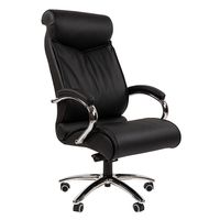 Кресло руководителя Chairman 420 кожа черный