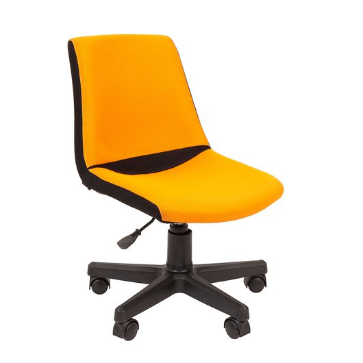 Кресло детское Chairman KIDS 115 ткань черный/оранжевый
