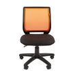 Кресло оператора Chairman 699 без подлокотников сетка/ткань черный/оранжевый