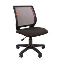 Кресло оператора Chairman 699 без подлокотников сетка/ткань черный/серый