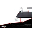 Стол компьютерный Skyland SKILLL CTG-001 черный/красный