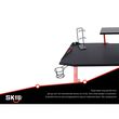 Стол компьютерный Skyland SKILLL CTG-001 черный/желтый