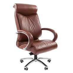 Кресло руководителя Chairman 420 кожа коричневый