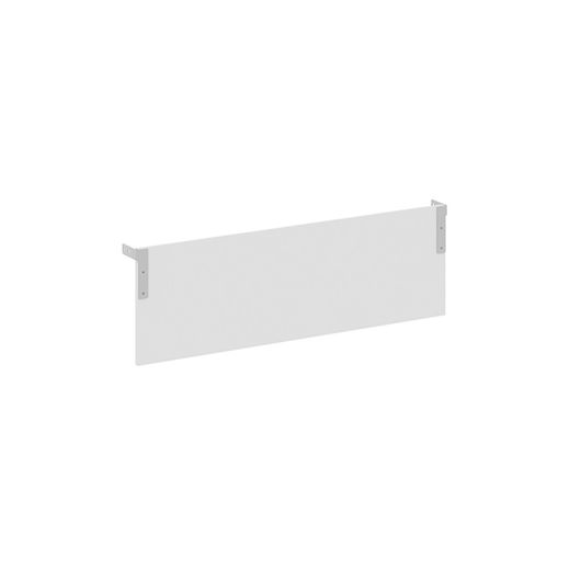 Фронтальная панель к одинарным столам Skyland XTEN-S XDST 127 белый/алюминий