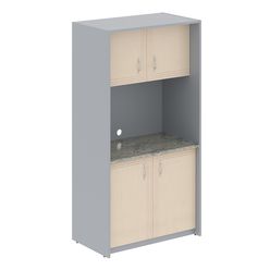 Шкаф для посуды Skyland SIMPLE PLUS SCB 120.2MT бук тиара/металлик