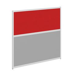 Секция комбинированной перегородки Skyland RAND RP130SL140 серый/красный 26-22