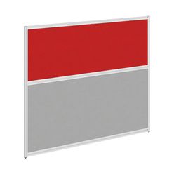 Секция комбинированной перегородки Skyland RAND RP130SL160 серый/красный 26-22