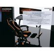 Кресло геймерское Chairman GAME 35 ткань черный/оранжевый