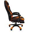 Кресло геймерское Chairman GAME 35 ткань черный/оранжевый