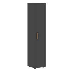 Шкаф колонка с глухой дверью и топом Skyland FORTA FHC 40.1 черный графит