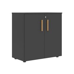 Шкаф с малыми дверьми и топом Skyland FORTA FLC 80.1(Z) черный графит