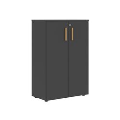 Шкаф с средними дверьми и топом Skyland FORTA FMC 80.1(Z) черный графит
