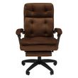 Кресло руководителя Chairman Home 442 ткань коричневый