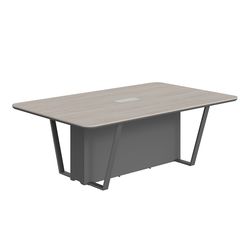 Конференц стол Skyland LINE СФ-571722.1 дуб серый/черный графит