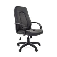 Кресло руководителя Chairman 429 экопремиум/ткань черный/серый