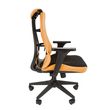 Кресло геймерское Chairman GAME 10 ткань черный/оранжевый