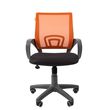 Кресло оператора Chairman 696 Grey сетка/ткань оранжевый/черный