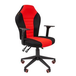 Кресло геймерское Chairman GAME 8 ткань черный/красный