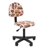 Кресло детское Chairman KIDS 104 black ткань автобусы