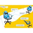 Кресло детское Chairman KIDS 110 экопремиум черный/красный