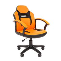 Кресло детское Chairman KIDS 110 экопремиум черный/оранжевый