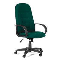 Кресло руководителя Chairman 727 ткань 10-120 темно-зеленый